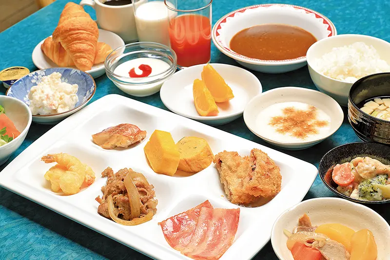 朝食バイキング